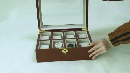 手作りのカスタム高級PUレザー時計ボックス包装ギフトボックスジュエリーボックス